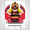 Shop Authentic Collectables | Shell V-Power Racing Team 'Scott Mclaughlin 2019 Champion' Illustrated Print - Standard Edition