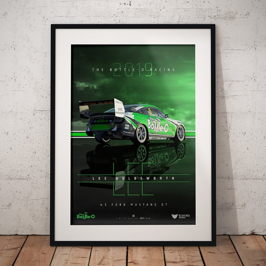 Shop Authentic Collectables | 2019 The Bottle-O Racing #5 Ford Mustang Lee Holdsworth Print