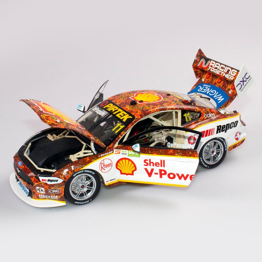 Shop Authentic Collectables | 1:18 Shell V-Power Racing Team #11 Ford Mustang Gt - 2021 Merlin Darwin Triple Crown Indigenous Livery