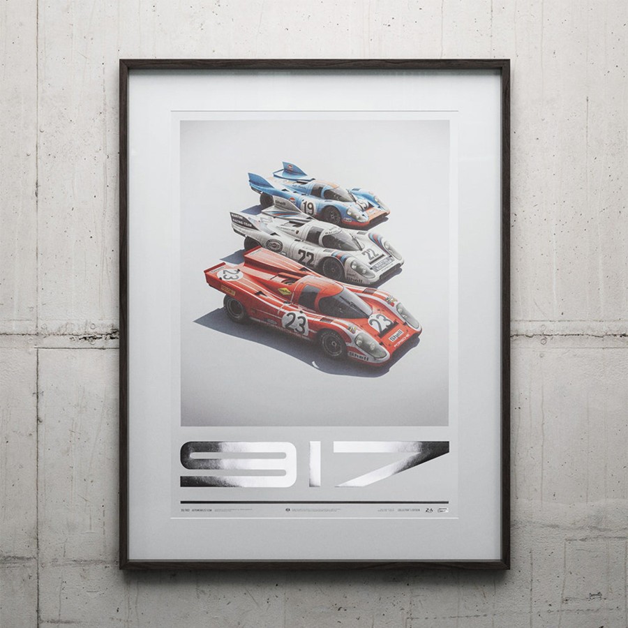 Shop Automobilist | Porsche 917 - Salzburg & Martini & Gulf - 24H Le Mans Collector'S Edition Print