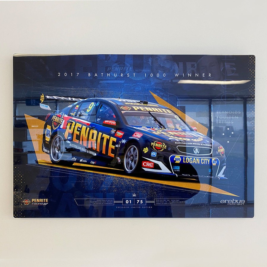 Shop Authentic Collectables | Erebus Penrite Racing 2017 Bathurst 1000 Winner Limited Edition Metal Wall Panel (Pre-Order)