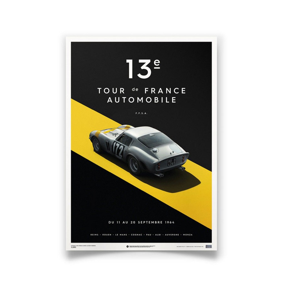 Shop Automobilist | Ferrari 250 Gto 1964 Tour De France Automobile Winner Print