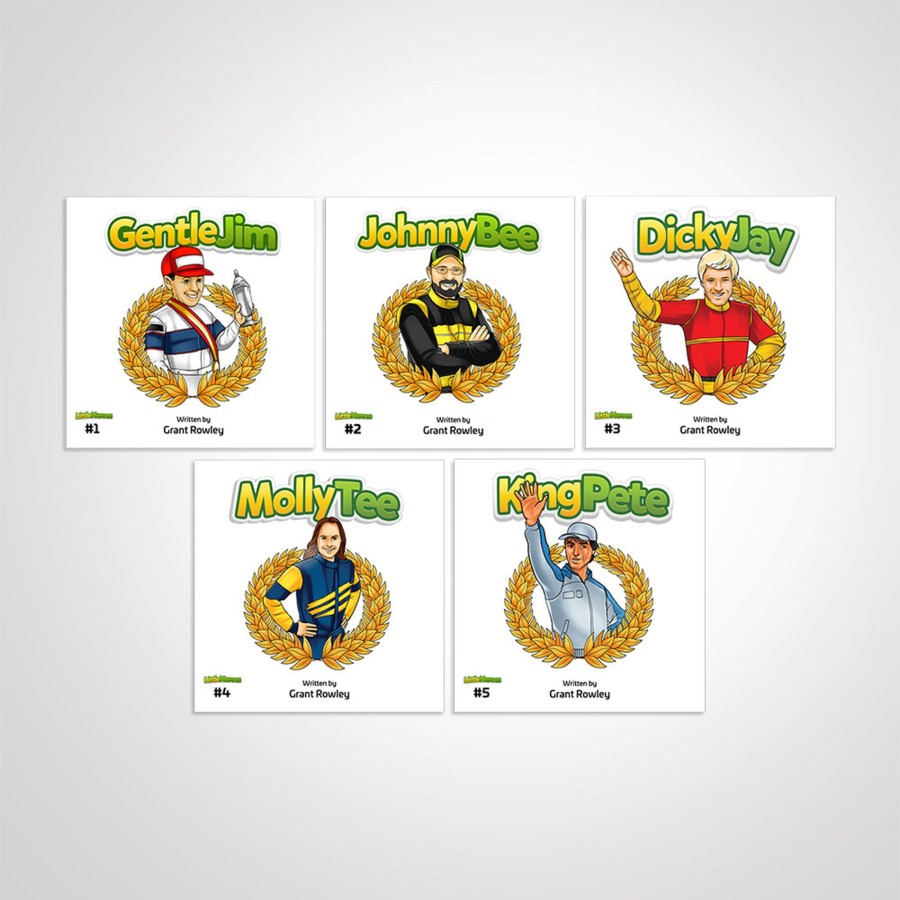 Shop Grant Rowley | Little Heroes Children'S Books 1-5 Set