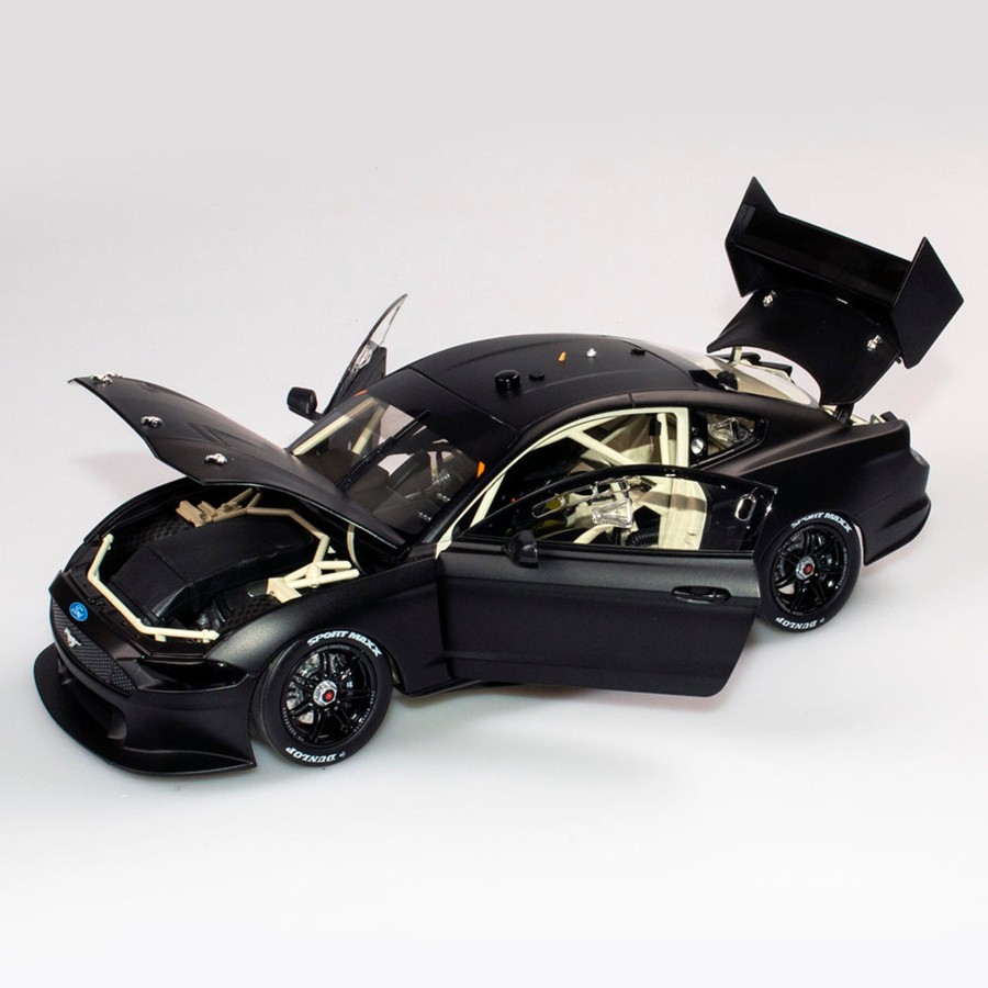 Shop Authentic Collectables | 1:18 Ford Mustang Gt Supercar - Matte Black Plain Body Edition