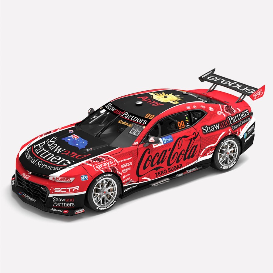 Shop Authentic Collectables | 1:18 Coca-Cola Racing By Erebus #99 Chevrolet Camaro Zl1 - 2023 Darwin Triple Crown Indigenous Round