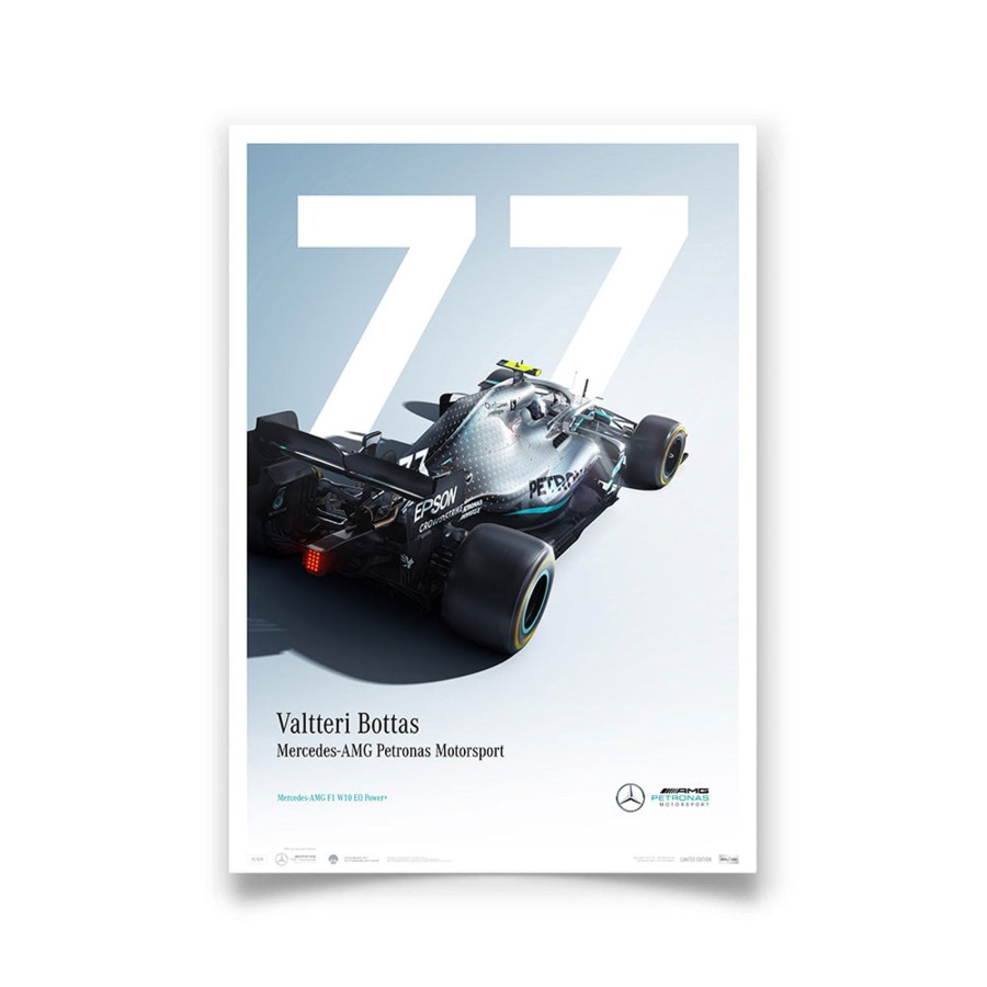 Shop Automobilist | Mercedes-Amg Petronas Motorsport - 2019 Valtteri Bottas - Limited Edition Print