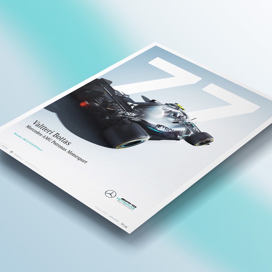 Shop Automobilist | Mercedes-Amg Petronas Motorsport - 2019 Valtteri Bottas - Limited Edition Print