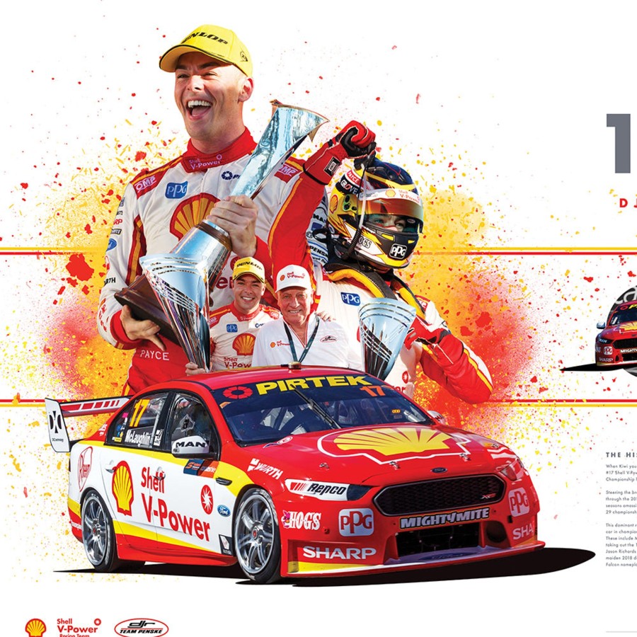 Shop Authentic Collectables | 17 For 17 - Djrtp04: The Most Championship Race Wins In Djr/Djrtp History Print