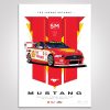 Shop Authentic Collectables | The Legend Returns: 2019 Shell V-Power Racing Team #17 Scott Mclaughlin Mustang Illustrated Print