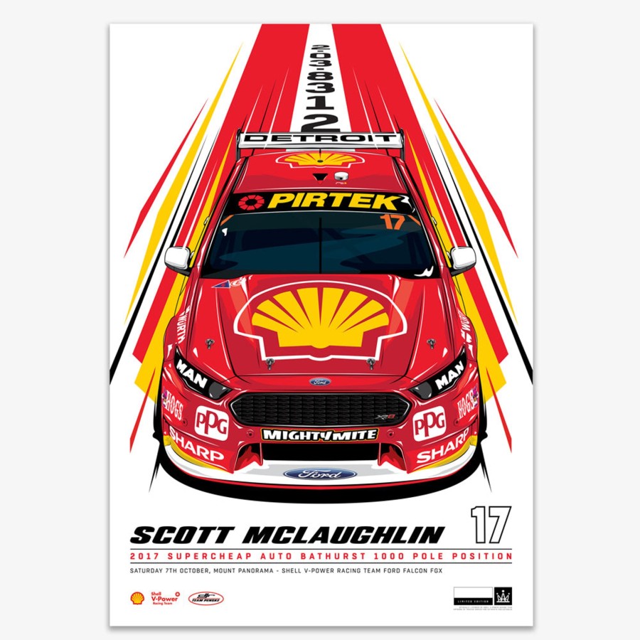 Shop Authentic Collectables | Scott Mclaughlin 2017 Bathurst 1000 Pole - Standard Edition Print