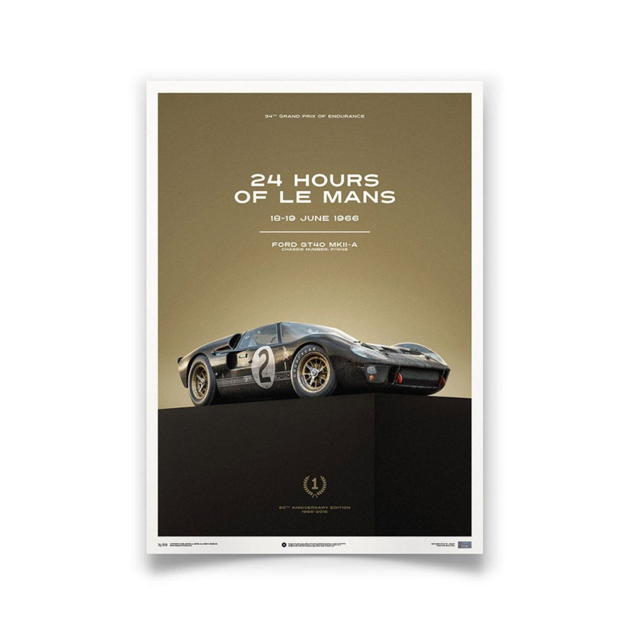 Shop Automobilist | Ford Gt40 1966 Lemans 24Hr Winner Print