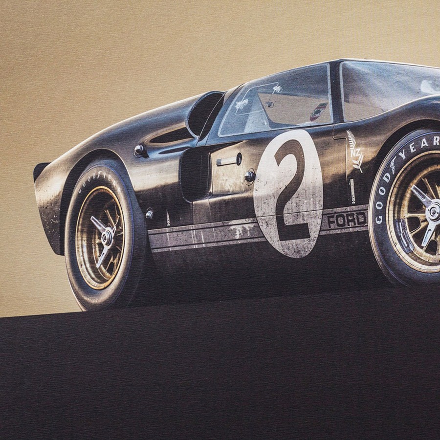 Shop Automobilist | Ford Gt40 1966 Lemans 24Hr Winner Print