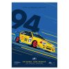 Shop Authentic Collectables | Dick Johnson Racing Ford Eb Falcon 1994 Bathurst 1000 Winner - Metallic Blue Edition Print