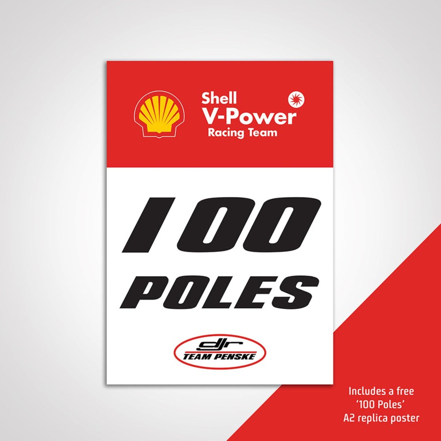 Shop Authentic Collectables | Dick Johnson Racing / Djr Team Penske 100 Championship Poles Print