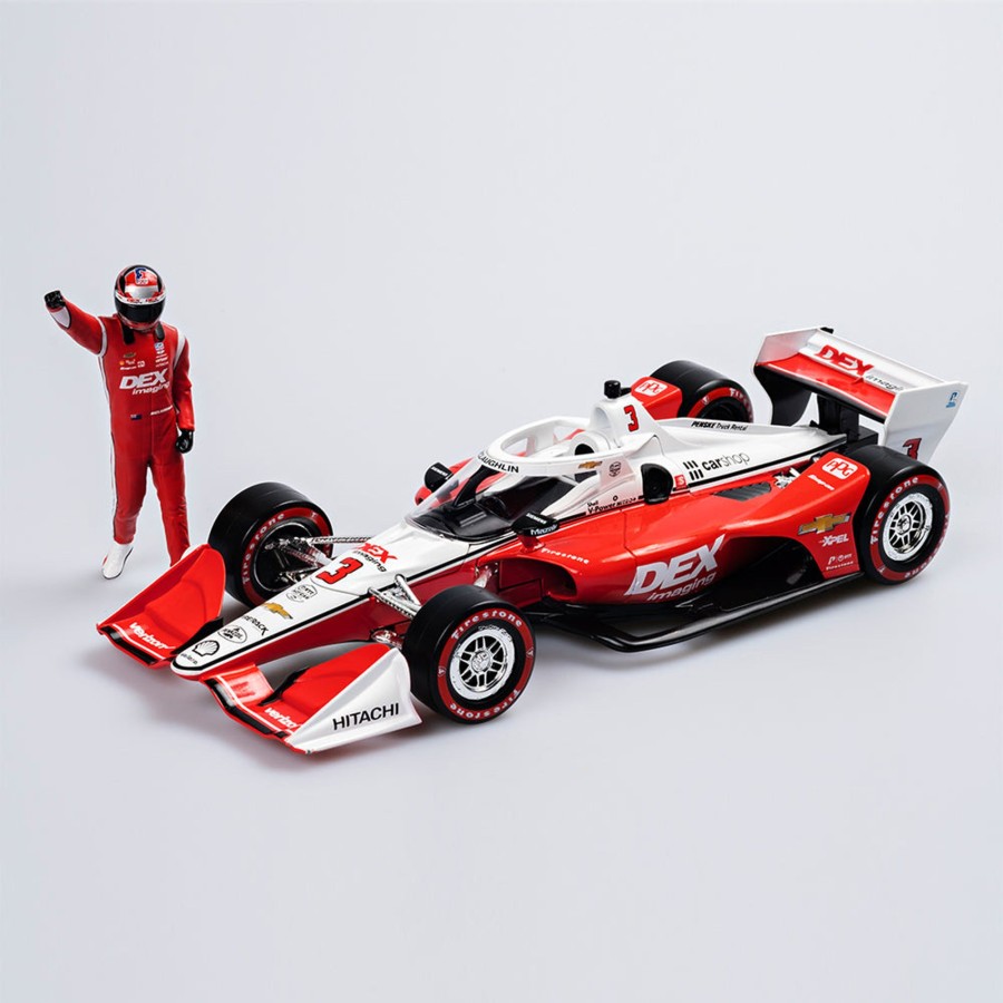 Shop Authentic Collectables | 1:18 Team Penske #3 Dex Imaging Dallara Chevrolet Indycar - 2022 Scott Mclaughlin First Indycar Win/Pole With Figurine