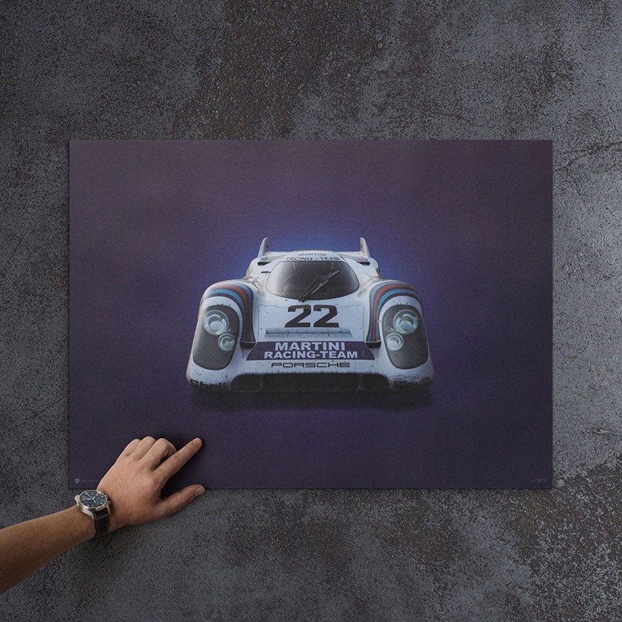 Shop Automobilist | Porsche 917 Martini 1971 Lemans 24Hr Winner Colors Of Speed Print