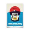 Shop Automobilist | Porsche 906 1967 Japanese Grand Prix Winner White Print