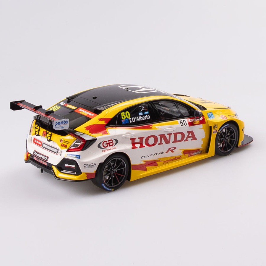 Shop Authentic Collectables | 1:18 Honda Wall Racing #50 Honda Civic Type R Tcr - 2022 Tcr Australia Championship Winner