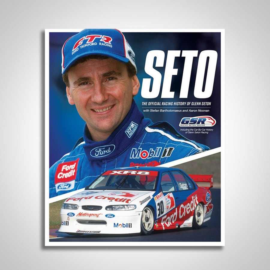 Shop V8 Sleuth | Seto: The Official Racing History Of Glenn Seton Hardcover Book