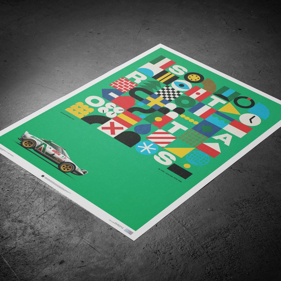 Shop Automobilist | Lancia Stratos Hf Alitalia Artist Edition Print