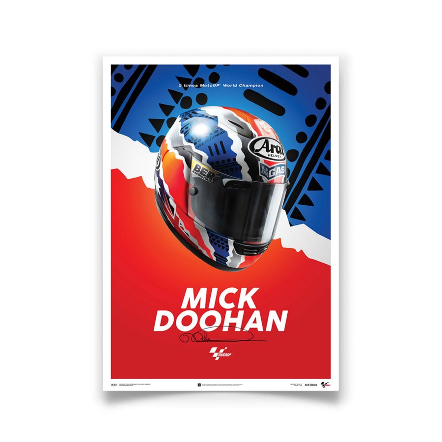 Shop Automobilist | Mick Doohan - Helmet 1999 Print