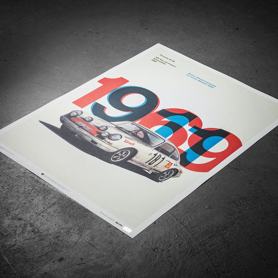 Shop Automobilist | Porsche 911R 1969 Tour De France Automobile Print