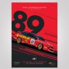 Shop Authentic Collectables | Dick Johnson Racing Ford Sierra Rs500 1989 Bathurst 1000 Winner - Red Limited Edition Signed Print