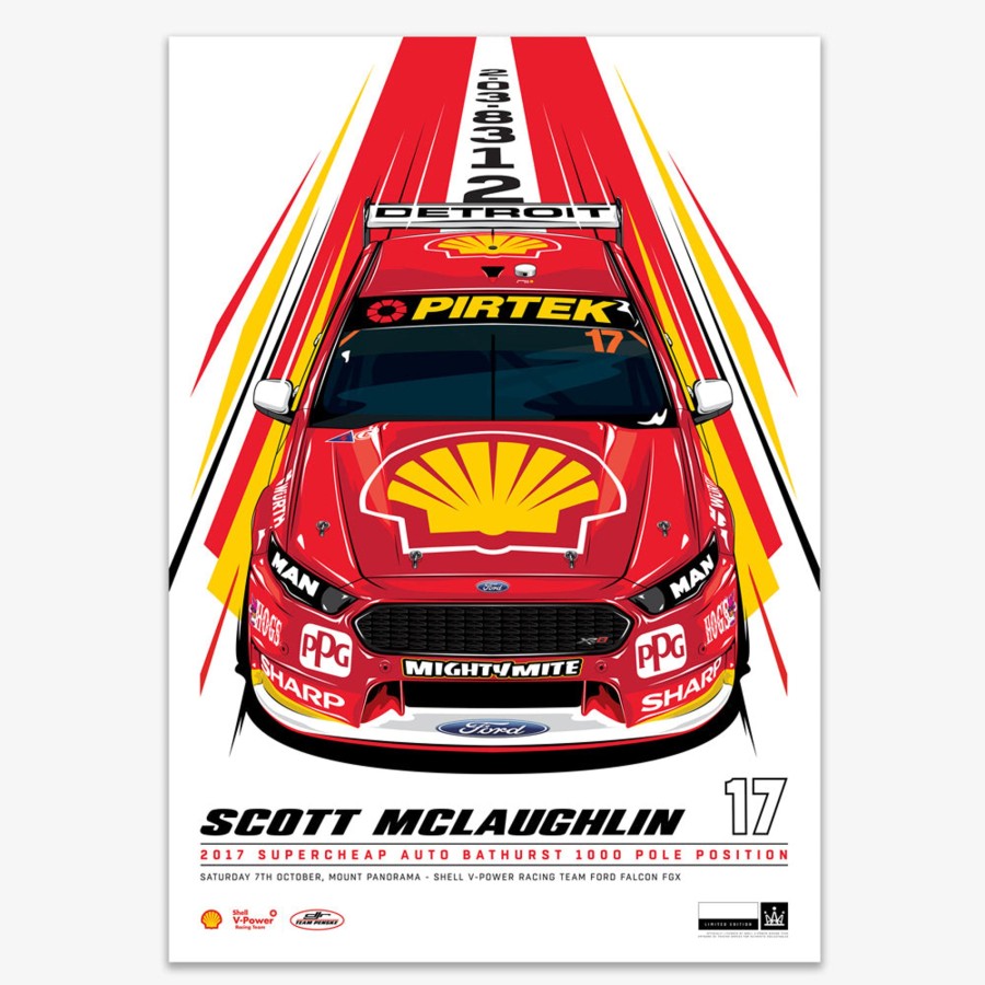 Shop Authentic Collectables | Scott Mclaughlin 2017 Bathurst 1000 Pole - Standard Edition Print