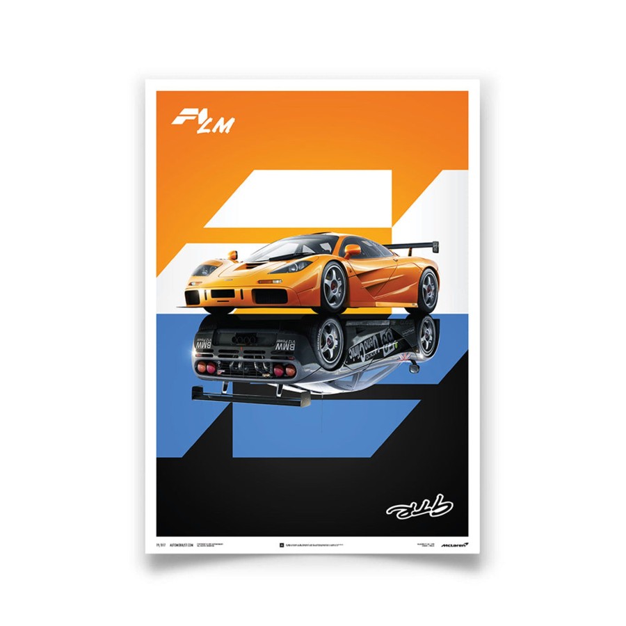 Shop Automobilist | Mclaren F1 Lm / Gtr - Street/Track 180 Degree Print