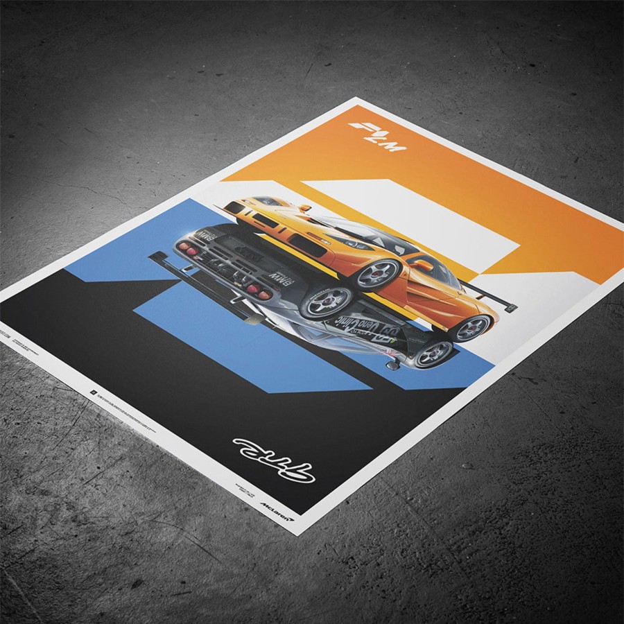 Shop Automobilist | Mclaren F1 Lm / Gtr - Street/Track 180 Degree Print