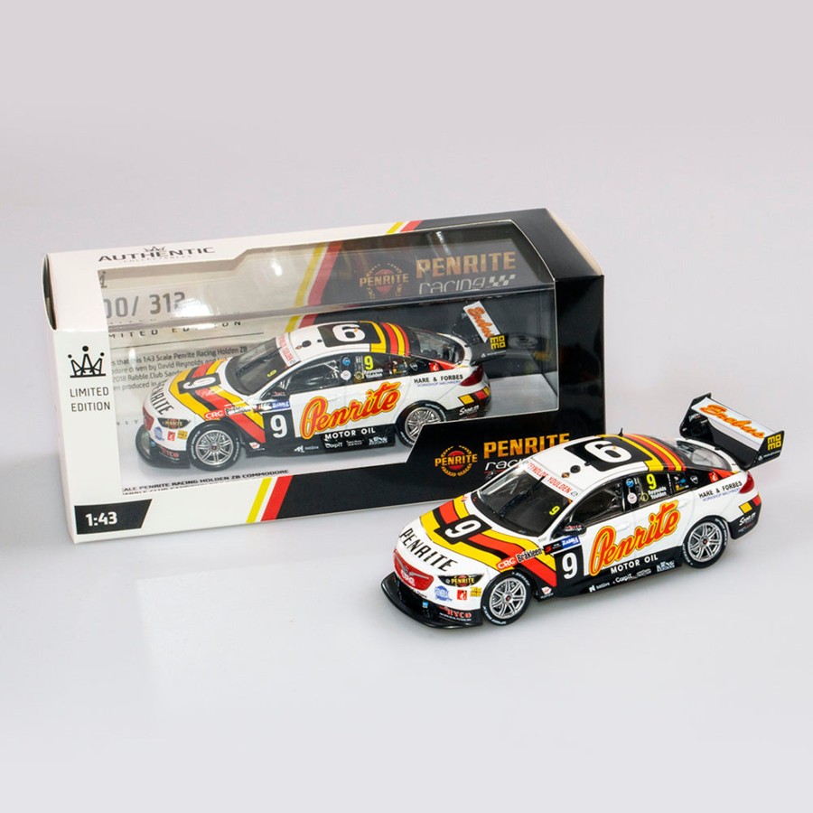 Shop Authentic Collectables | 1:43 Erebus Penrite Racing #9 Holden Zb Commodore Supercar - 2018 Sandown 500 Retro Round