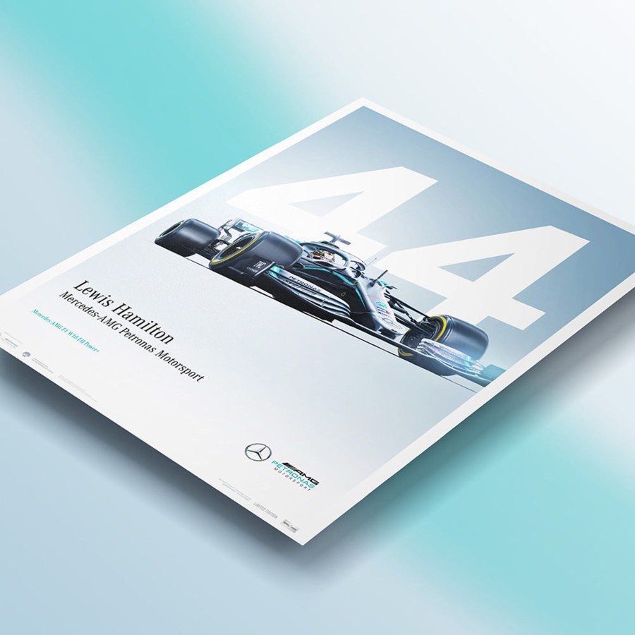 Shop Automobilist | Mercedes-Amg Petronas Motorsport - 2019 Lewis Hamilton - Limited Edition Print