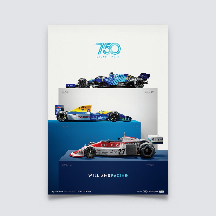 Shop Automobilist | Williams Racing - 750 Grands Prix - Collector'S Edition