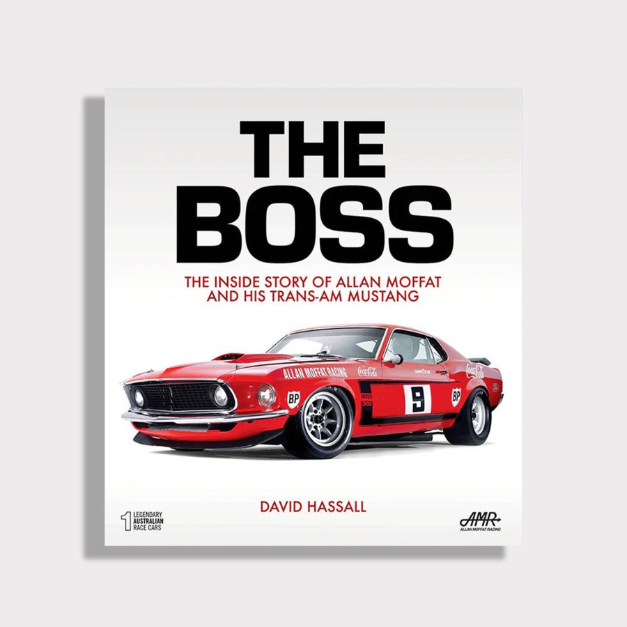 Shop V8 Sleuth | The Boss: The Inside Story Of Allan Moffat And His Trans-Am Mustang Hardcover Book