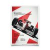 Shop Automobilist | Mclaren Mp4/4 Ayrton Senna 1988 F1 World Champion (Mp4/4) Print