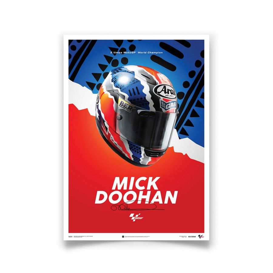 Shop Automobilist | Mick Doohan - Helmet 1999 Print