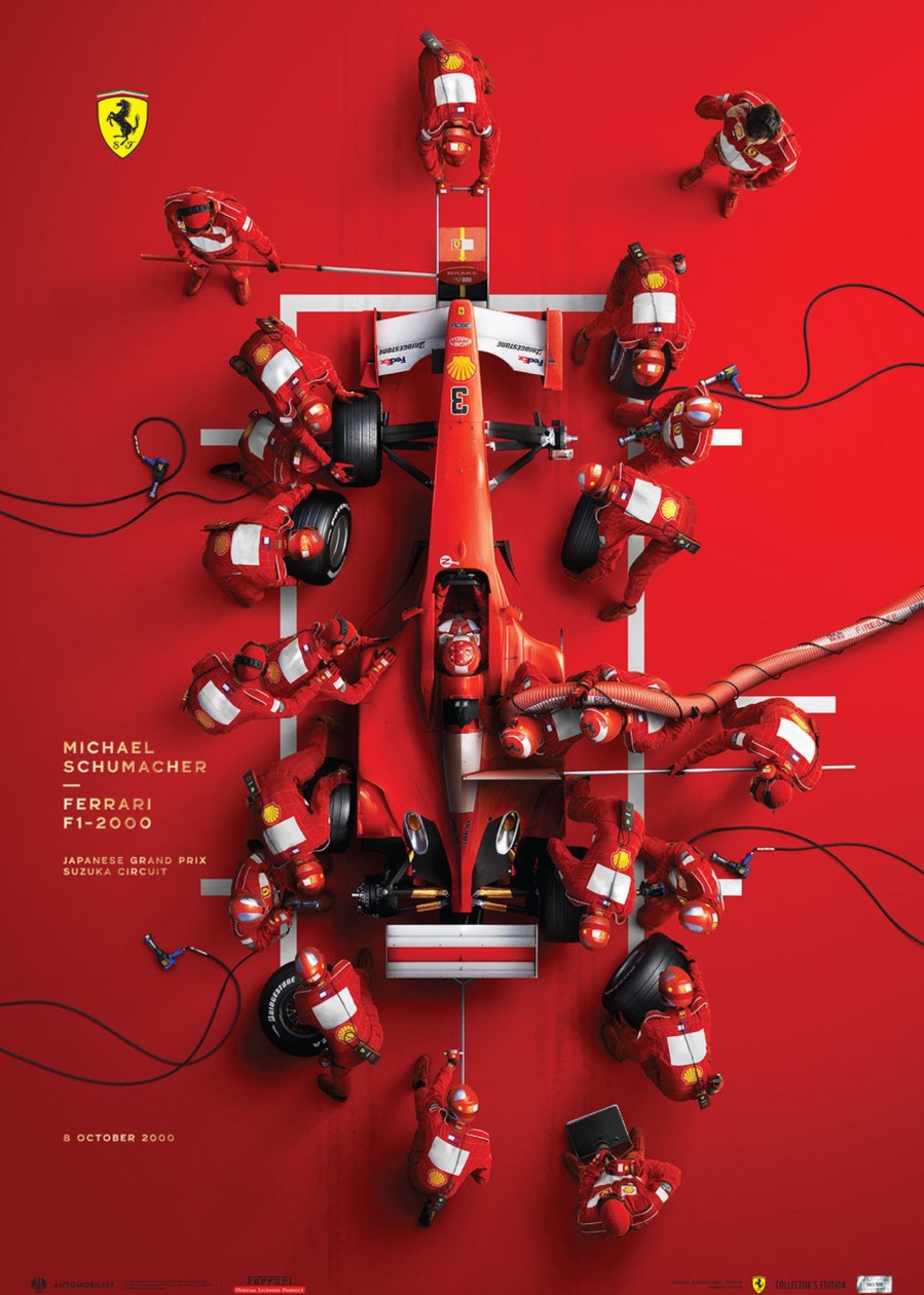 Shop Automobilist | Ferrari F1-2000 - Michael Schumacher'S Pit Stop - Collector'S Edition