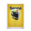 Shop Automobilist | Mclaren Mp4/4 Ayrton Senna Helmet Quote Print