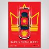 Shop Authentic Collectables | Scott Mclaughlin Becomes The First Driver To Win The Darwin Triple Crown Print