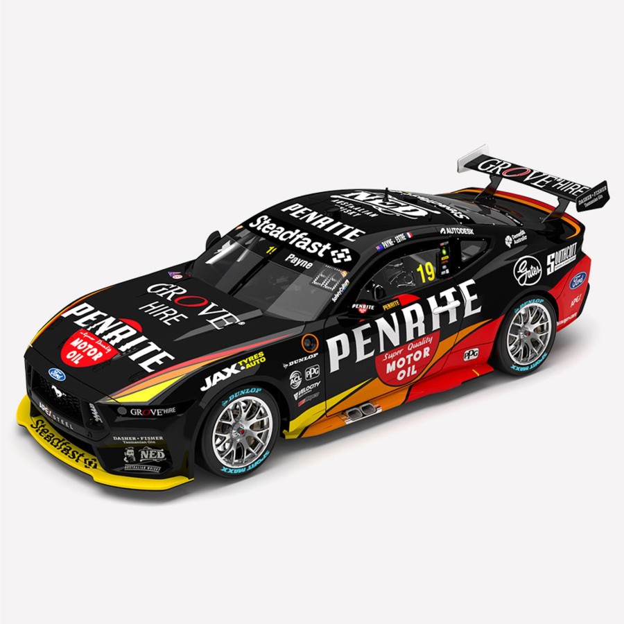 Shop Authentic Collectables | 1:18 Penrite Racing #19 Ford Mustang Gt - 2023 Sandown 500 Retro Livery