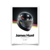 Shop Automobilist | James Hunt - Helmet 1976 Print