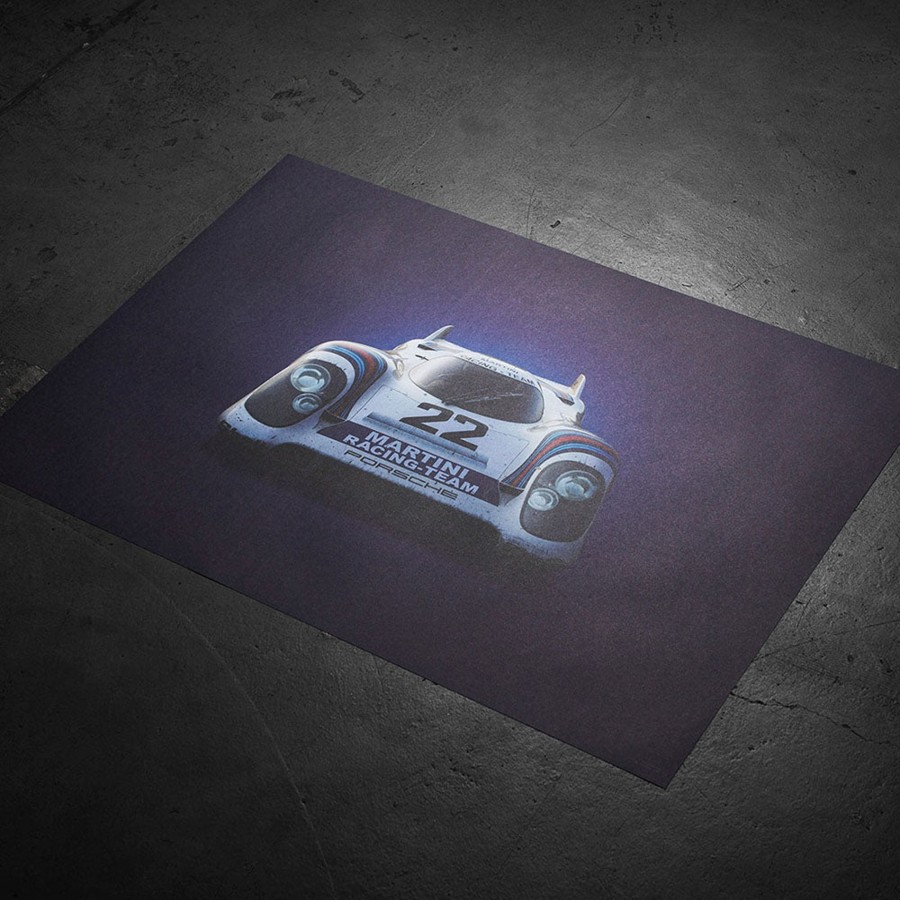 Shop Automobilist | Porsche 917 Martini 1971 Lemans 24Hr Winner Colors Of Speed Print