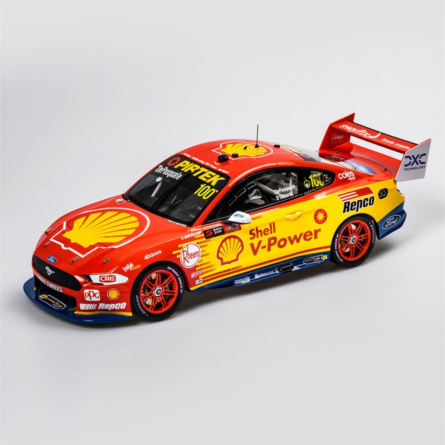 Shop Authentic Collectables | 1:12 Shell V-Power Racing Team #100 Ford Mustang Gt - 2022 Repco Bathurst 1000 (Djr 1000 Races Livery)