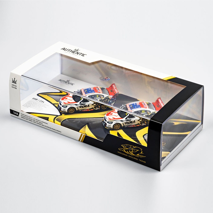 Shop Authentic Collectables | 1:43 Holden Racing Team #2 / #22 Holden Vf Commodores - 2013 Austin 400 Aussie-Made Livery Twinset