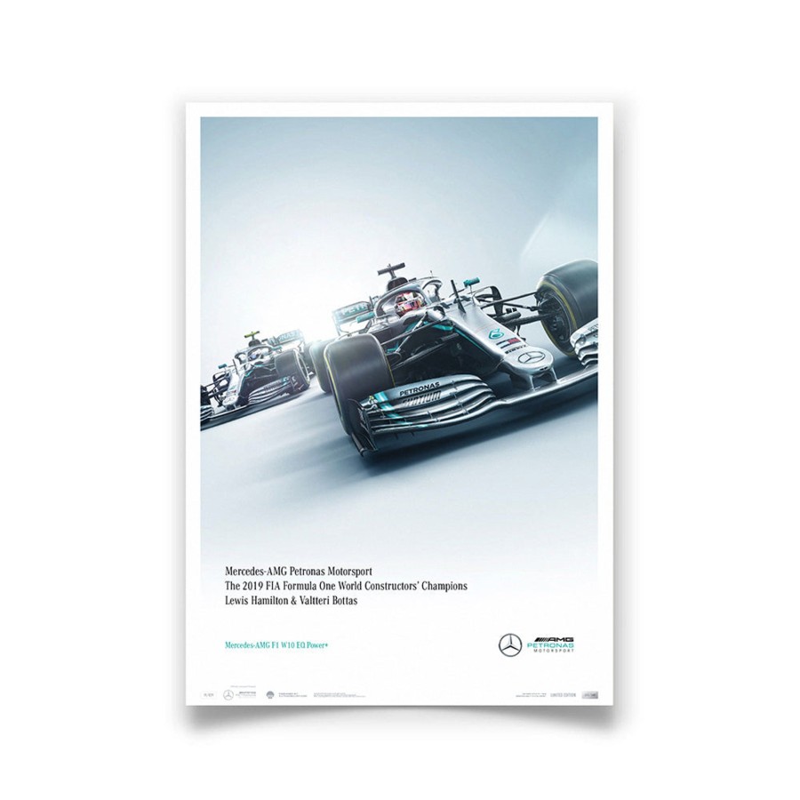 Shop Automobilist | Mercedes-Amg Petronas Motorsport - 2019 F1 World Constructors Champions - Limited Edition Print