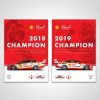 Shop Authentic Collectables | Shell V-Power Racing Team Scott Mclaughlin 'Back To Back Champion' Poster Set