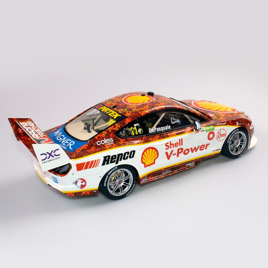 Shop Authentic Collectables | 1:12 Shell V-Power Racing Team #11 Ford Mustang Gt - 2021 Merlin Darwin Triple Crown Indigenous Livery