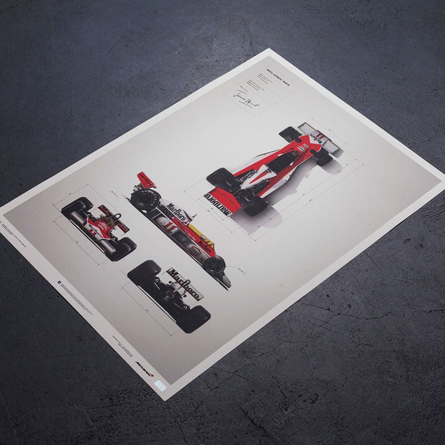 Shop Automobilist | Mclaren M23 James Hunt 1976 F1 World Championship Winner Blueprint