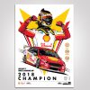 Shop Authentic Collectables | Shell V-Power Racing Team 'Scott Mclaughlin 2018 Champion' Illustrated Print - Standard Edition