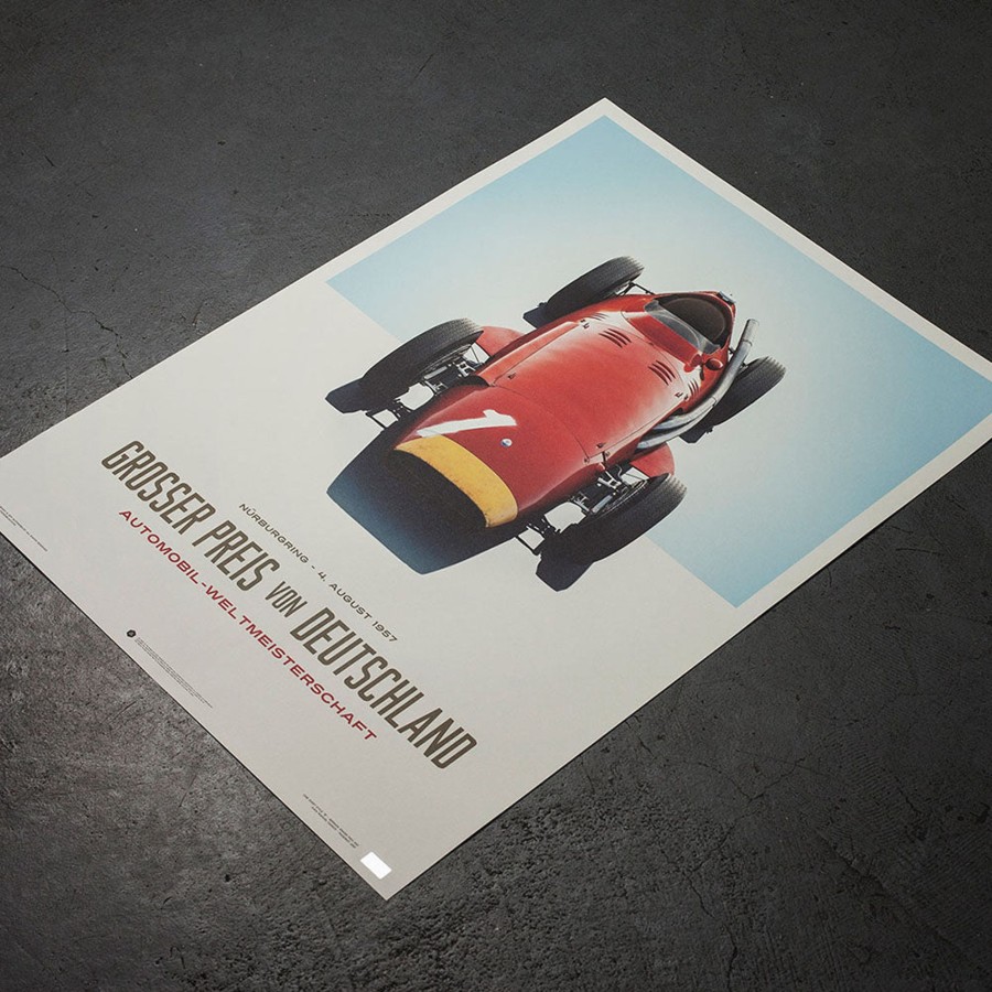 Shop Automobilist | Maserati 250 F 1957 German Gp Winner Print